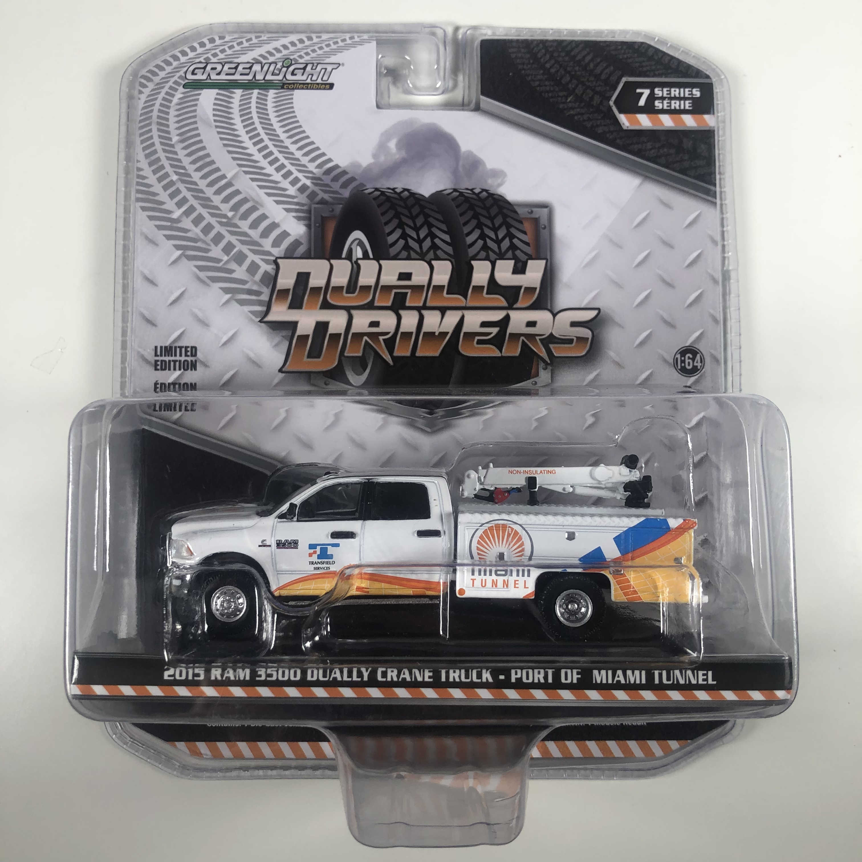 2015 RAM 3500 Dually Crane Truck – Port Of Miami Tunnel - BTL Miniatures