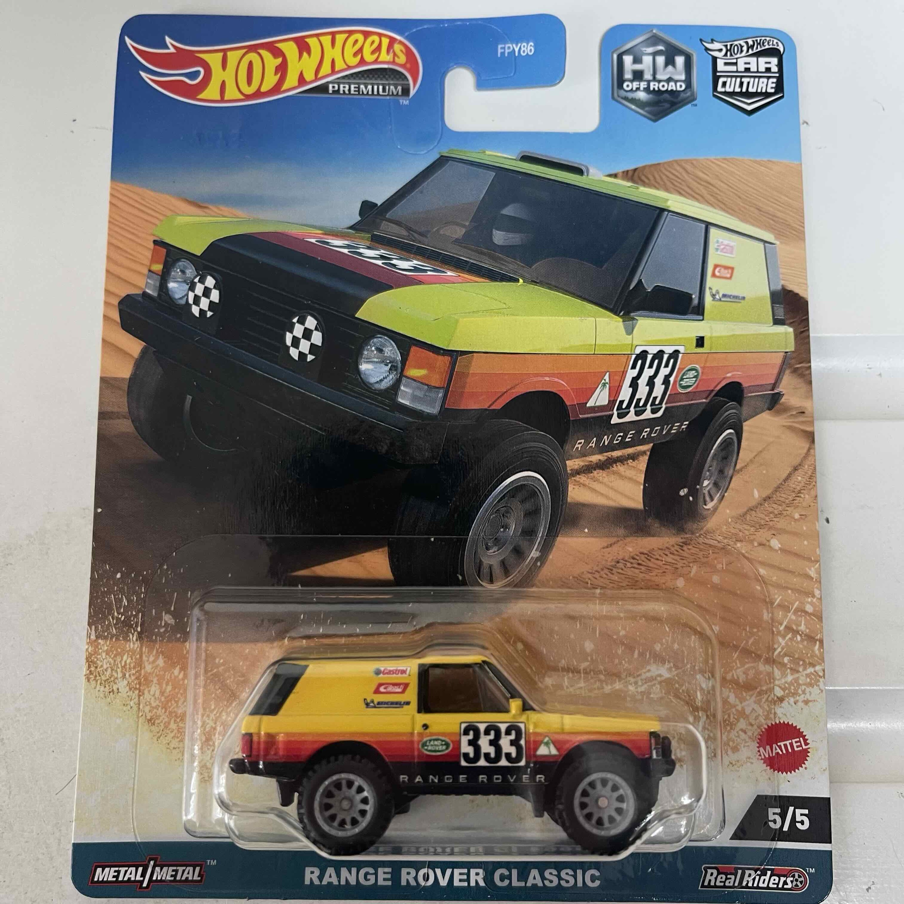 Hot Wheels Car Culture – HW Off Road – Range Rover Classic - BTL Miniatures