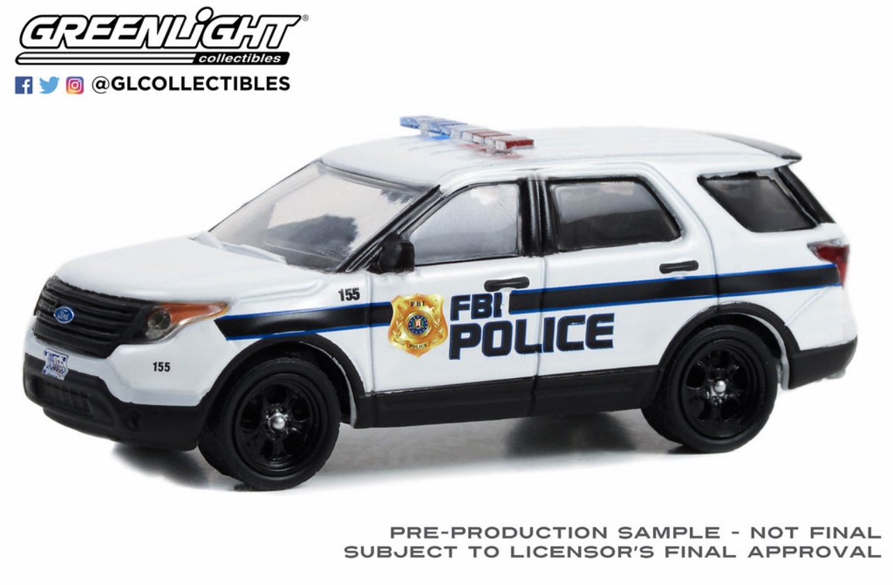 Greenlight 1/64 – 2014 Ford Police Interceptor Utility – FBI Police ...