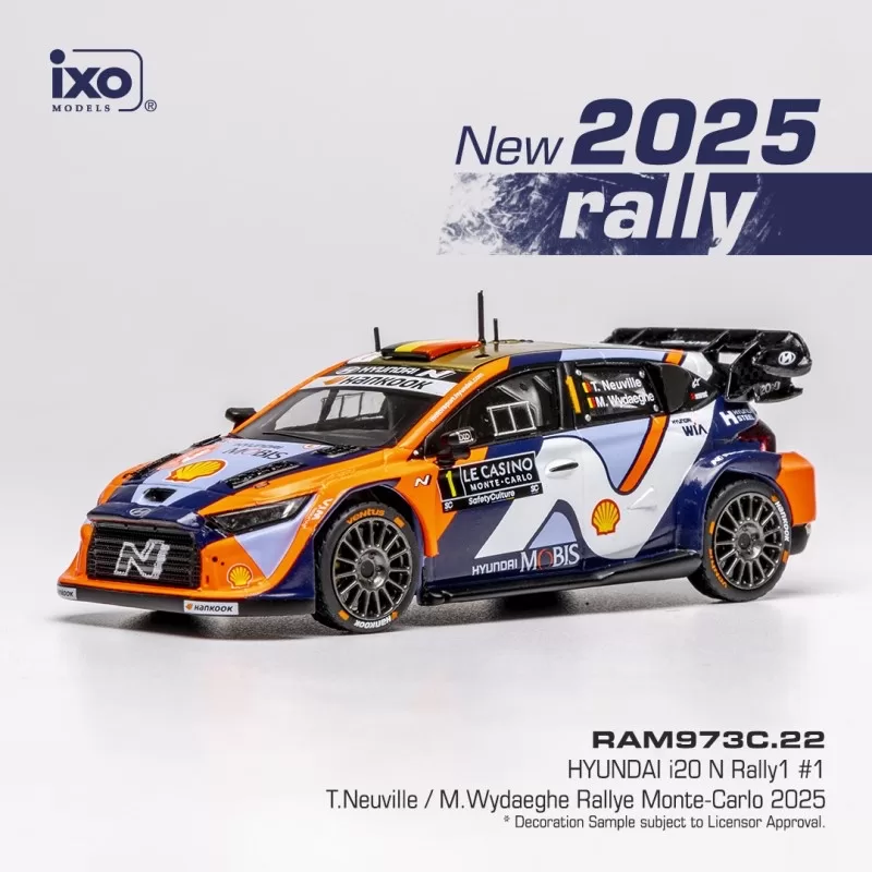 IXO 1/43 RAM973C – Hyundai i20 N Rally1 #1 T.Neuville – M.Wydaeghe